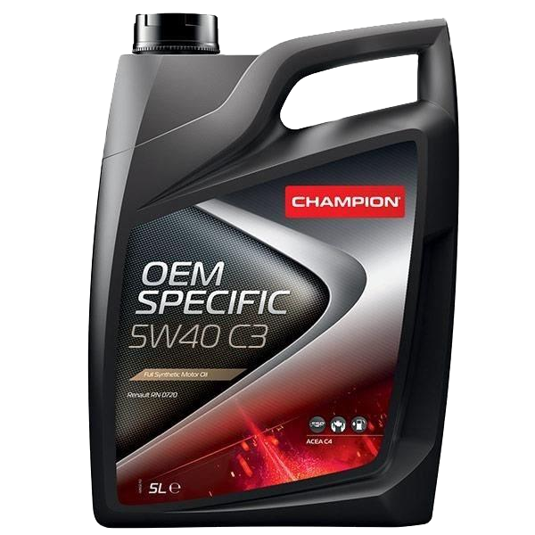 Моторное масло Champion OEM Specific 5W40 C3, 5л